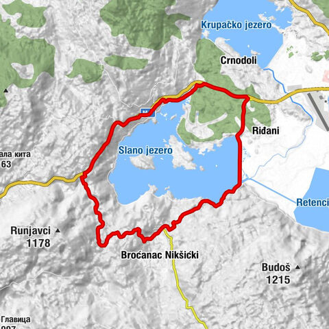 Opština Nikšić - Кусиде / Kuside - Riđani