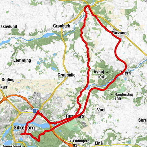 Silkeborg - Resenbro - Svostrup Kro