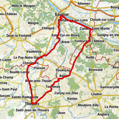 Thouars - Église Saint-Just - Église Saint-Michel - Église Sainte-Radegonde