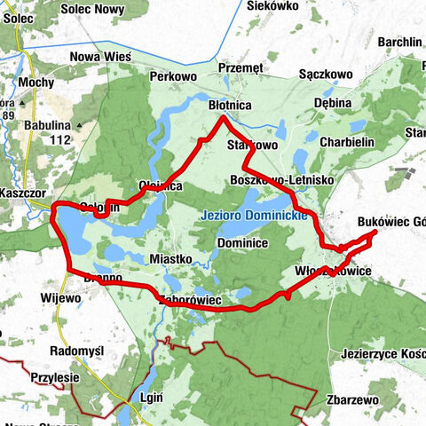 powiat leszczyński - Bar u Matiego - Kościół pw. św. Jadwigi - Nowe Miasto