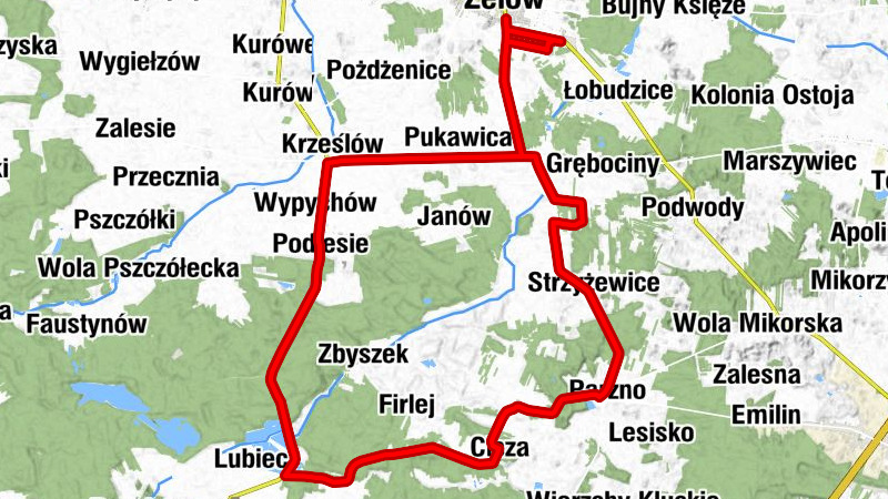 Kościół Ewangelicko-Reformowany - Kościół Najświętszego Serca Pana Jezusa - Kapliczka Podlesie - Zelów