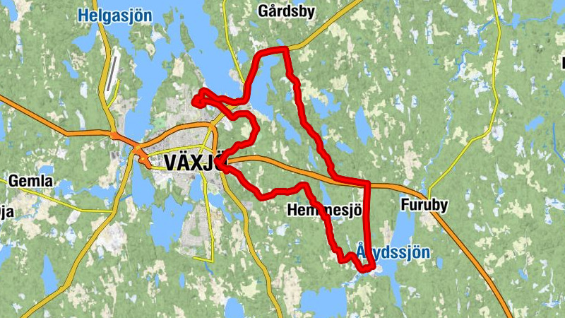 Östra Lugnet - Hemmesjö gamla kyrka - Växjö - Växjö kommun