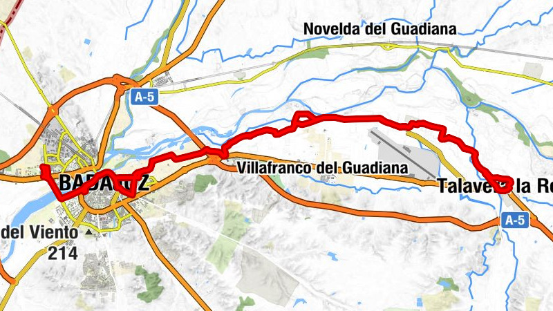 Urbanización Guadiana - Cerro de La Muela - Zona de la Ermita - La Paz