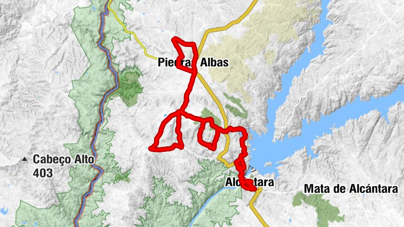 Alcántara - Portilla Blanca - Piedras Albas - Estorninos