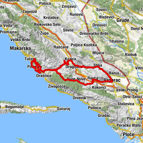 Podgora - crkva navještenja Blažene Djevice Marije - Vrgorac - Čaklje