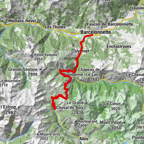 La Foux d'Allos - La cabane du gourmet - Refuge du Col d'Allos - Barcelonnette