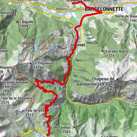 Lotissement Le Verger de Saint-Pons - Église Saint-Pons - Barcelonnette - Refuge du Col d'Allos