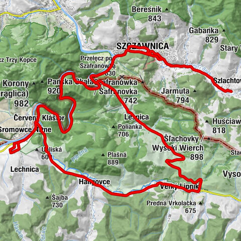 Kaplica wotywna - Kaplica cmentarna - Biała Skała - Kostol sv. Antona pustovníka