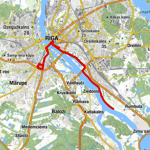 Āgenskalna apkaime - Torņakalns - Vecrīga - Rīga