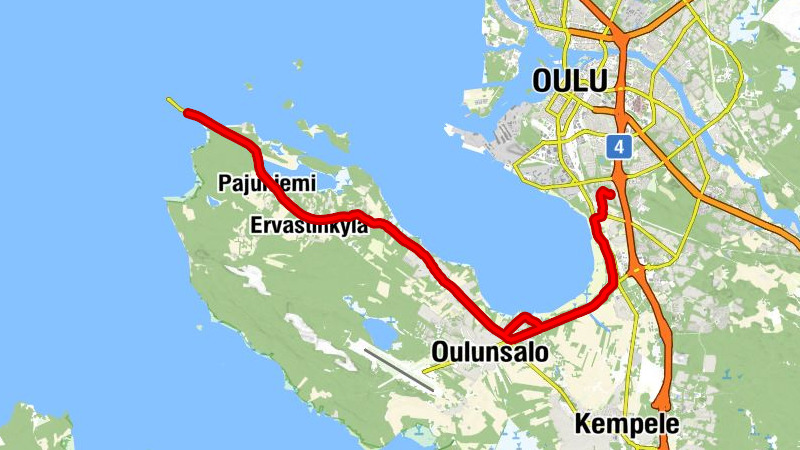 Oulu - Oulunsalo - Niemenranta - Warjakan Bar & Grill