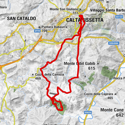 Caltanissetta Centrale - Chiesa del Sacro Cuore di Gesù a Cozzo di NAro - Parrocchia del Sacro Cuore di Gesù - Chiesa di Santa Lucia