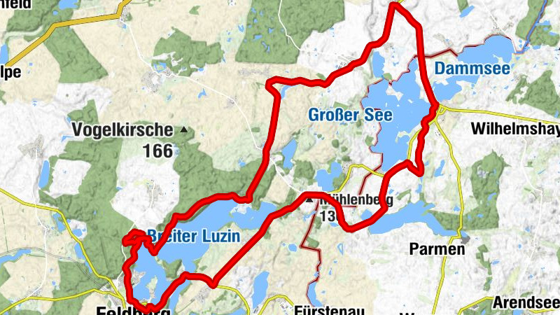 Feldberg - Reiherberg - Lichtenberg - Mühlenberg
