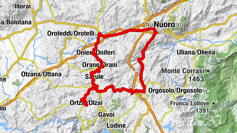 Ortzai/Olzai - San Gavino - Chiesa Sant'Anna - Chiesa di San Giovanni Battista