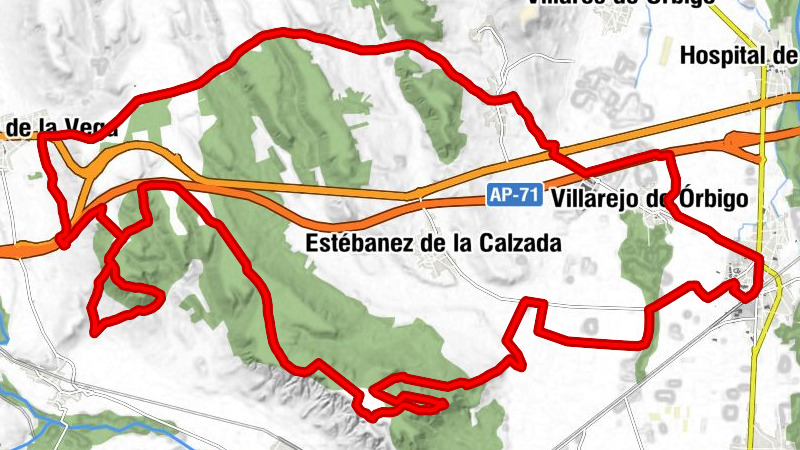 Veguellina - El Acabras - Santibáñez de Valdeiglesias - Villarejo de Órbigo