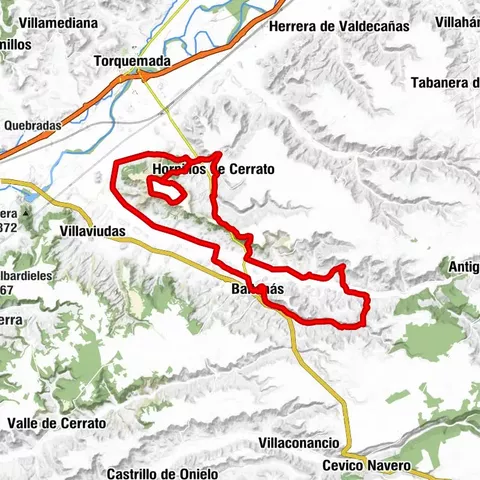 Baltanás - Carrapinareda - Hornillos de Cerrato - Centro Enoturístico La Zarcera