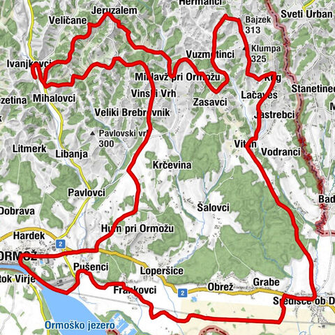 Ivanjkovci - Jeruzalem - Klumpa - Veliki vrh