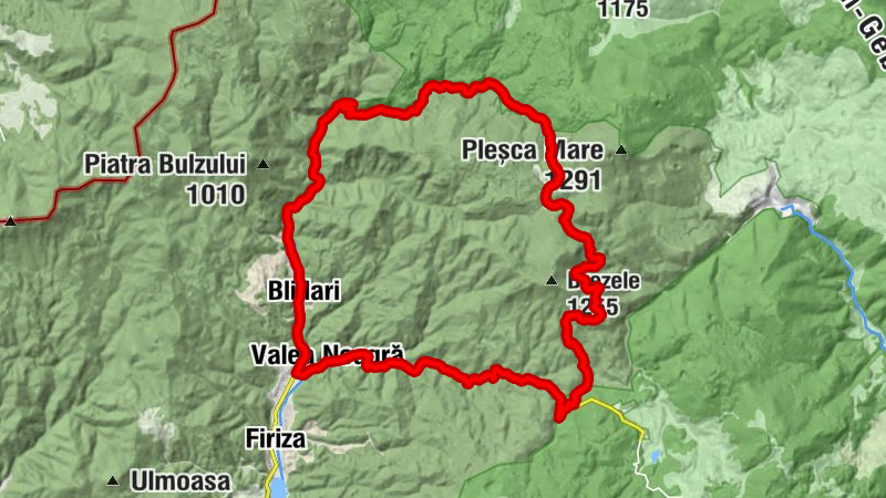 Baia Mare - Blidari - Valea Neagră