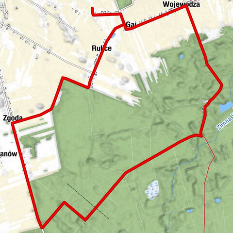 Gaj Mały - Gaj - Gaj Duży - Wojewodza