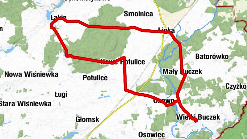 Wielki Buczek - Nowy Buczek - Osowo - Nowe Potulice