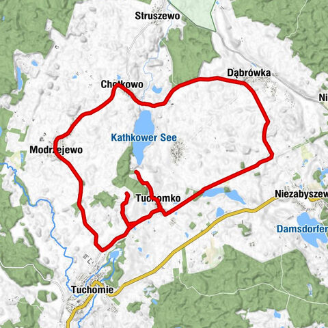 Tuchomko - Dąbrówka - Tągowie-Wybudowania - Chotkowo