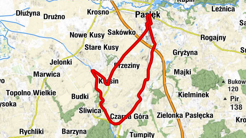 Stare Miasto - Pasłęk - Kościół ewangelicki Świętego Jerzego - Krasin