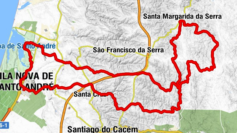 Vila Nova de Santo André - Mulinheta - Santa Margarida da Serra - Solar dos Leitões