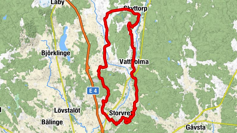 Storvreta - Ekeby - Östa