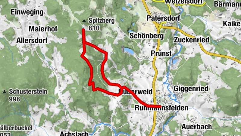 Winterwanderung ab Ruhmannsfelden