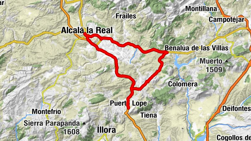 ‎Escudo de Granada - Puerto Lope - Alcalá la Real