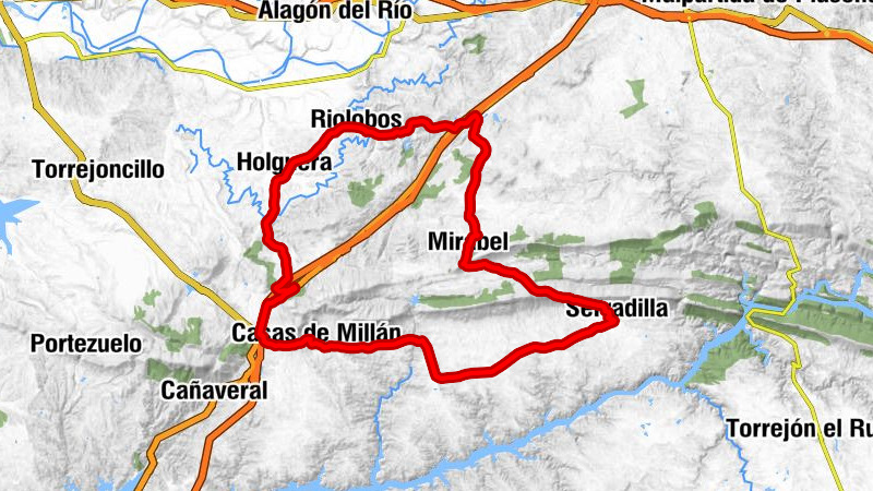 Mirabel - Puerto de los Castaños - Asador de Grimaldo - Riolobos