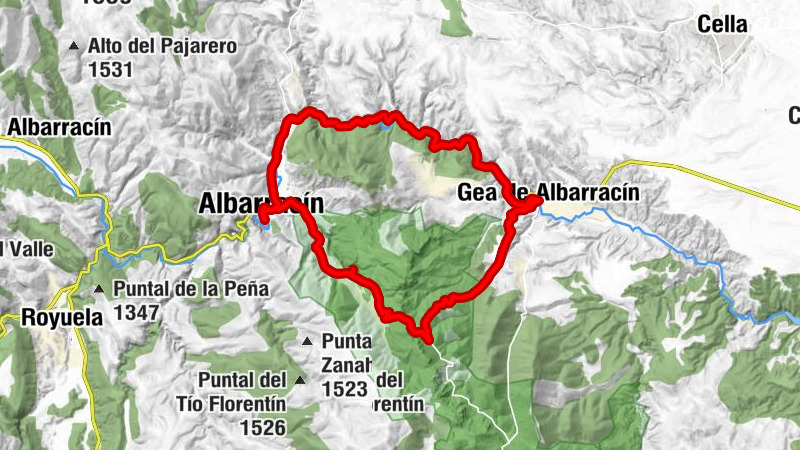 Gea de Albarracín - Iglesia de Santiago - Ermita de Santa María - Ermita de San Antonio