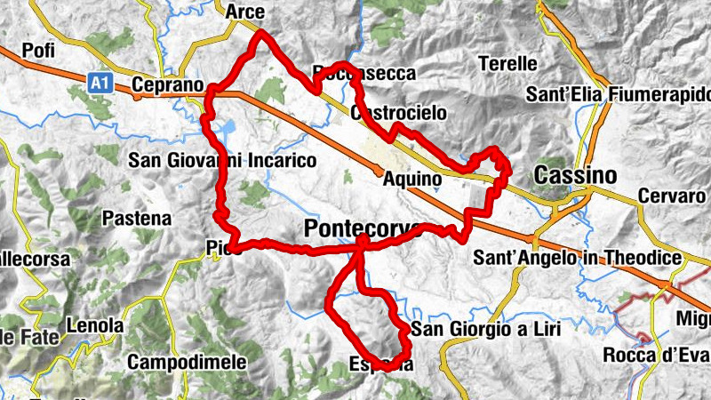 Pontecorvo - San Pietro in Curolis - Esperia - Chiesa della Madonna dei Sette Dolori