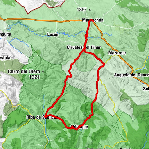 Maranchón - Las Parideras - Ciruelos del Pinar - Ablanque