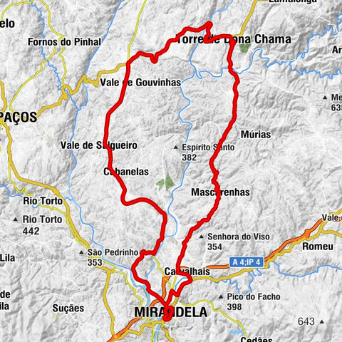 Torre de Dona Chama - O Valente - Mirandela - Senhor dos Aflitos