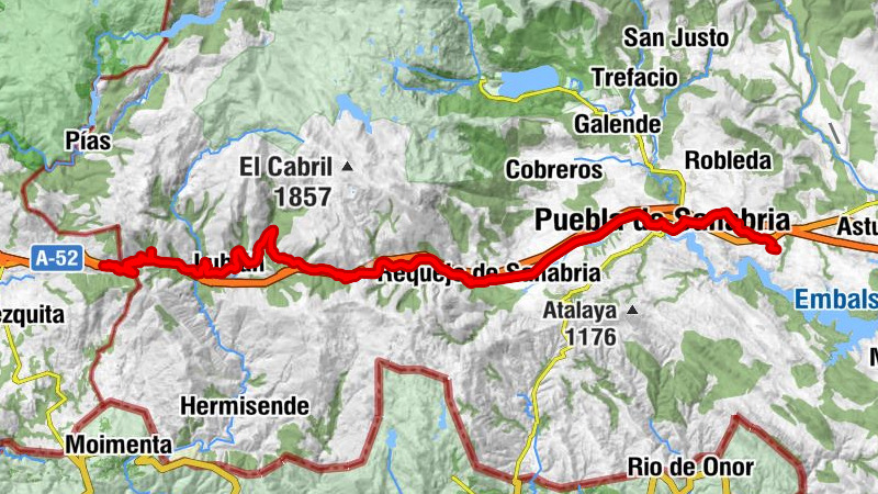 Sanabria AV - Puebla de Sanabria - Ermita de Guadalupe - Igrexa de Santa María de Padornelo