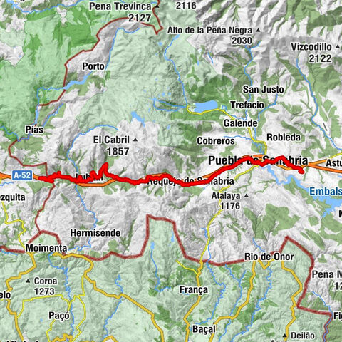 Sanabria AV - Puebla de Sanabria - Ermita de Guadalupe - Igrexa de Santa María de Padornelo