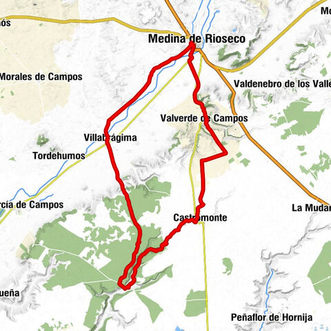 Medina de Rioseco - Valverde de Campos - Iglesia de San Ginés - Ermita de Castilviejo