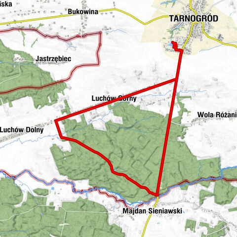 Przedmieście Błonie - Podlesie - Koziarki - Luchów Górny