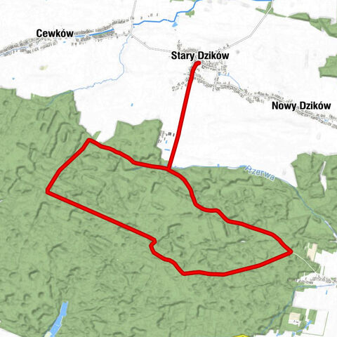 Stary Dzików - Kościół pw. Trójcy Przenajświętszej w Starym Dzikowie