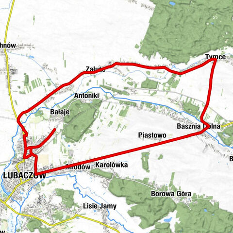 Lubaczów - Kościół pw. Opieki Matki Bożej w Załużu - Kościół pw. Matki Boskiej Nieustającej Pomocy w Tymcach - Kaplica cmentarna