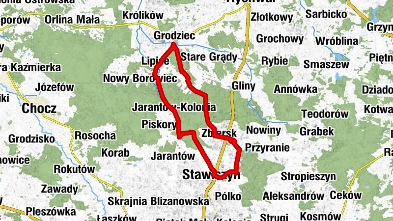 Petryki - Stary Kiączyn - Stawiszyn - Kościół św. Urszuli