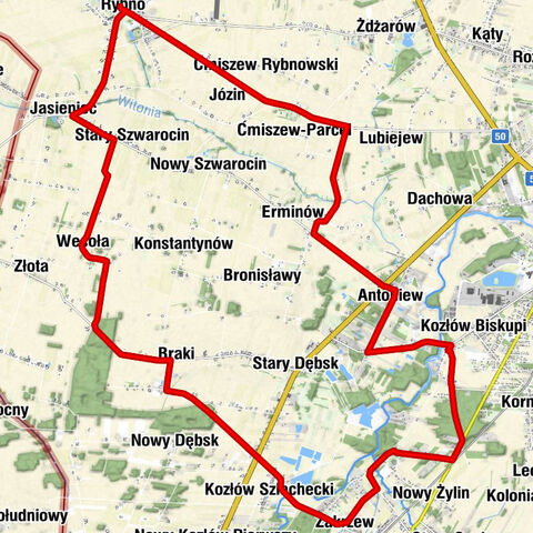 Rybno - Kamieńszczyzna - Kościół pw. Świętego Floriana i Świętego Mikołaja