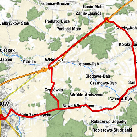Zambrów - Osiedle Południowe Pierwsze - Wola Zambrzycka - Kościół pw. Wniebowzięcia Najświętszej Maryi Panny