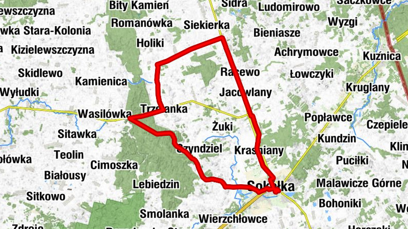Sokółka - Kościół pw. Matki Bożej Częstochowskiej i Świętego Kazimierza - Kaplica pw. Matki Bożej Miłosierdzia