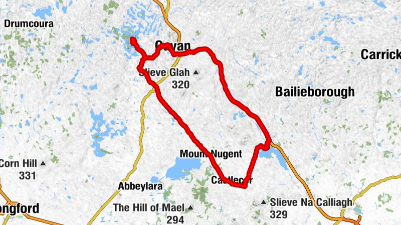 Derinish Beg - Ballintemple Church of Ireland - Raclaghy - King's Hill