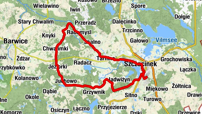 Szczecinek - Kościół pw. Matki Bożej Różańcowej - Kaplica pw. Miłosierdzia Bożego - Marientron
