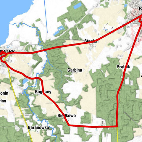 Braniewo - Prętki - Frombork - Kościół pw. Świętego Mikołaja