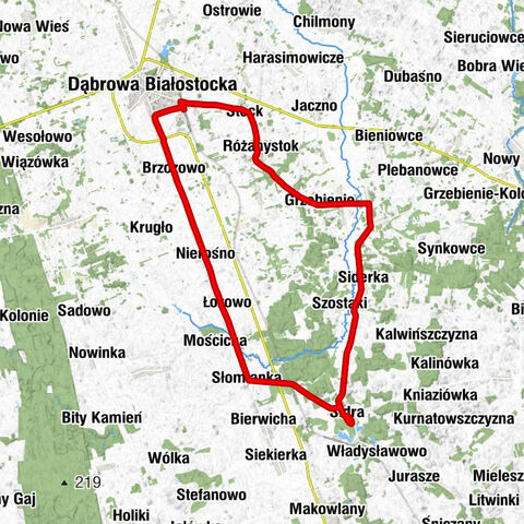 Dąbrowa Białostocka - Kościół pw. Opatrzności Bożej - Kościół pw. Świętej Trójcy