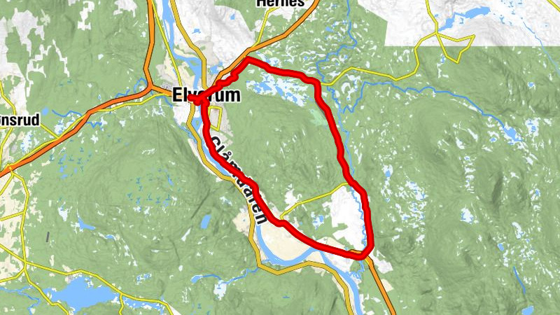 Elverum - Heradsbygd kirke - Ydalirberget