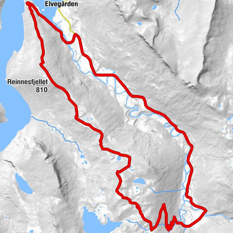 Gamnes - Bokholmen - Fjellbu - Reinnesfjellet
